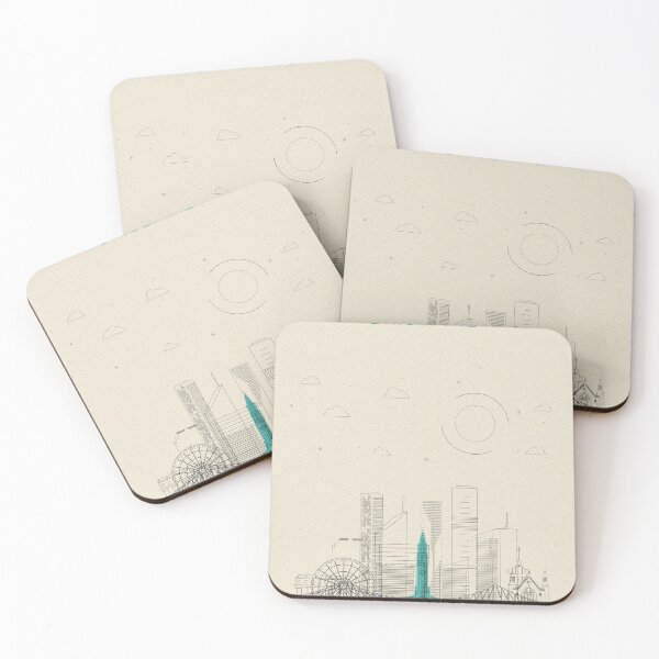 Item preview, Abstract City Posters: Brisbane, Australia designed and sold by A Deniz Akerman.