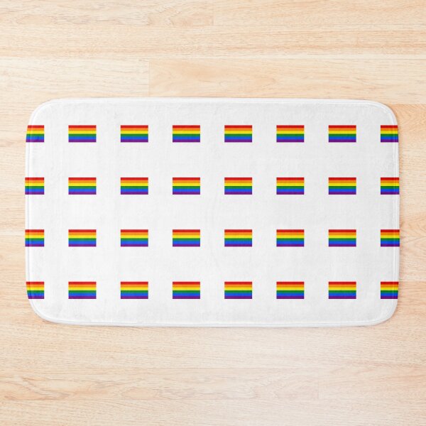 Item preview, LGBT gay pride rainbow flag sticker pack of 16 designed and sold by Inspirationmotivation.