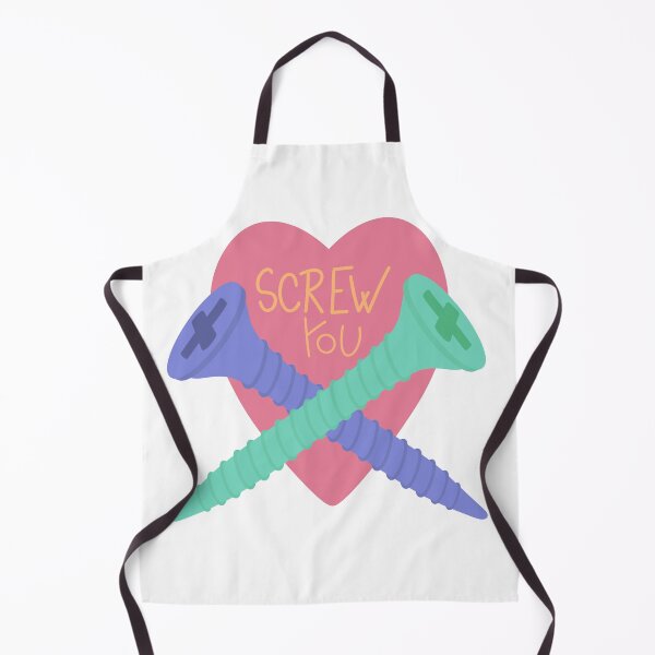 Item preview, Screw You Funny Wordplay Retro Vintage, Pink, Purple, Green pastel designed and sold by marie-inks.