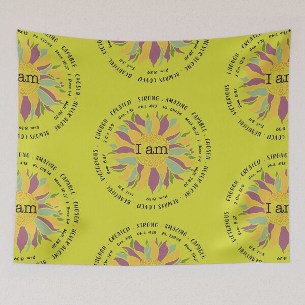 Item preview, I AM - Christian Graphic designed and sold by CaratCo.