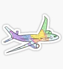 Carte d'avion Sticker