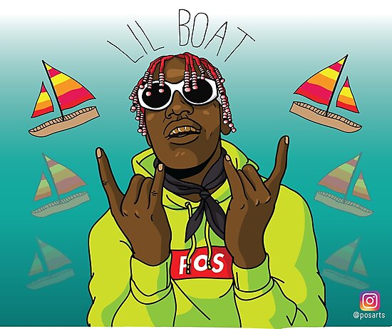 "Lil Yachty Fan Art LIL BOAT" Photographic Prints by 