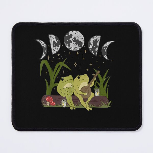 Item preview, Cute Cottagecore Aesthetic Frog Banjo Mushroom Moon Vintage designed and sold by dickvusqr.