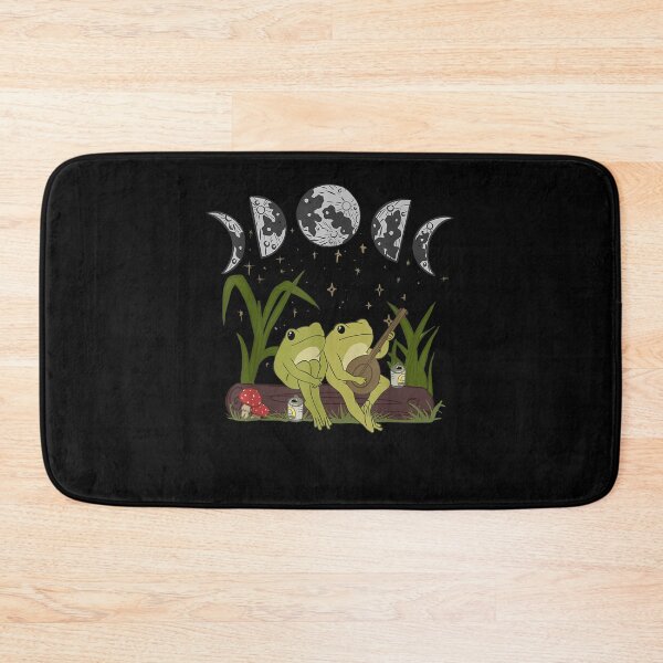 Item preview, Cute Cottagecore Aesthetic Frog Banjo Mushroom Moon Vintage designed and sold by dickvusqr.