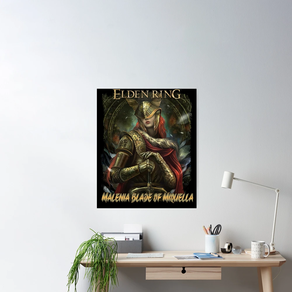 Malenia Blade of Miquella Elden Ring Video Game Art Poster – Crowsmack