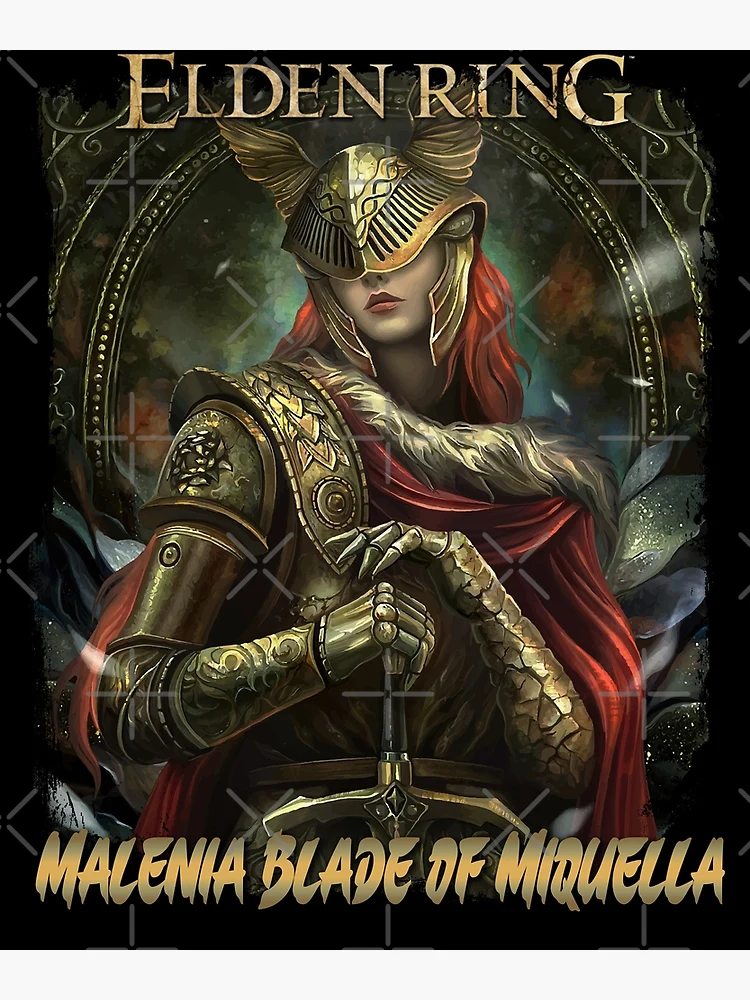 Malenia Blade of Miquella Elden Ring Video Game Art Poster – Crowsmack