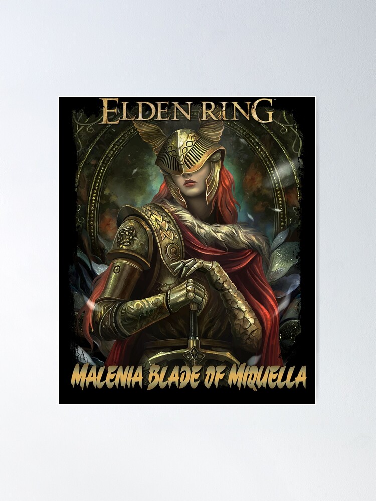tarnished and malenia blade of miquella (elden ring) drawn by