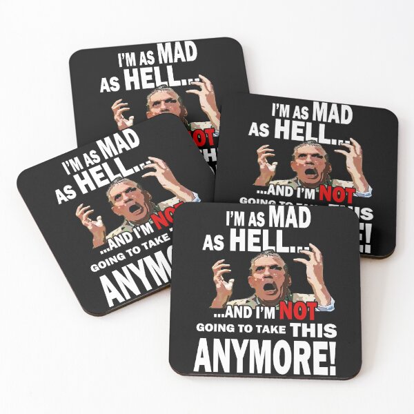Item preview, I'm as Mad As Hell... and I'm Not going to take this Anymore! designed and sold by MujagicSamir.
