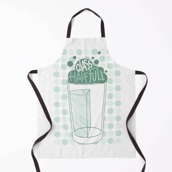 Item preview, Glass half full. Vertically. Retro Vintage Funny Pesimist desing bubbles designed and sold by marie-inks.