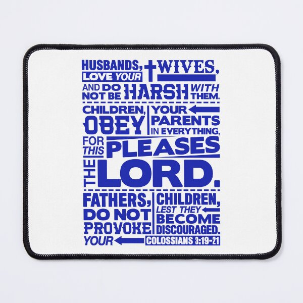 Item preview, Colossians 3:19-21 Happy Family designed and sold by plushism.