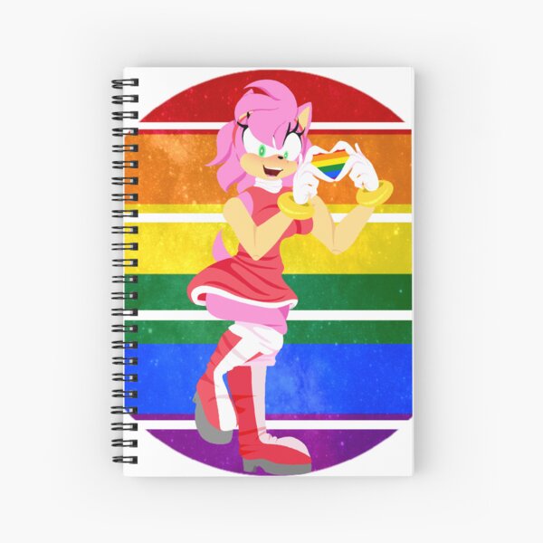 Amy Rose Sonic X - King Boom Boo Spiral Notebook for Sale by GhoulDust