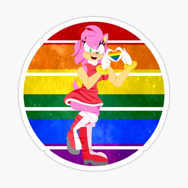 Shadow The Hedgehog mlm pride flag  Sticker for Sale by Trashcreatyre