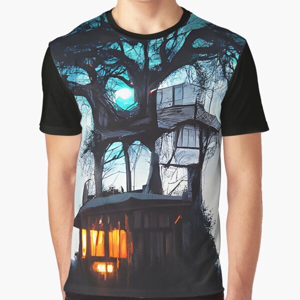 Mythical Tree House Graphic T-Shirt