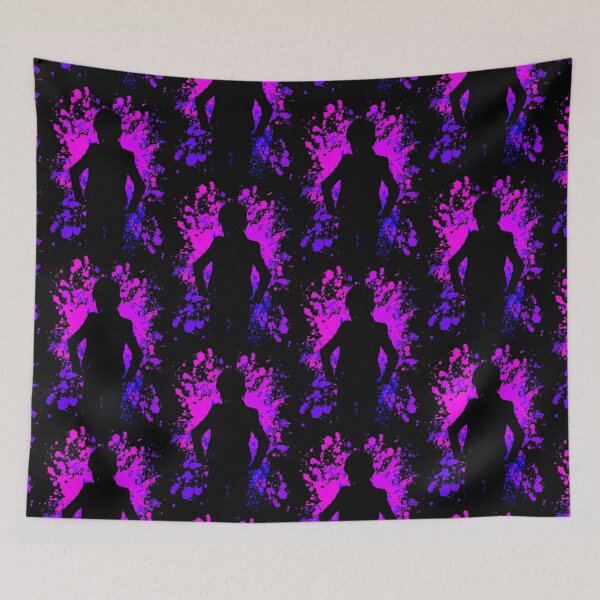 Aperçu de l'œuvre Motoko Paint Splatter Anime Shirt créée et vendue par JaneFlame.