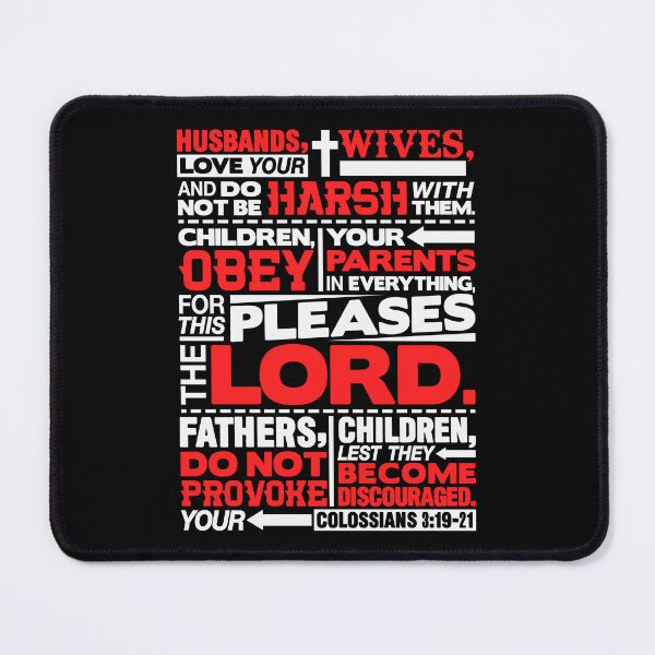 Item preview, Colossians 3:19-21 Happy Family designed and sold by plushism.