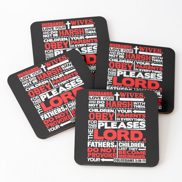 Item preview, Colossians 3:19-21 Happy Family designed and sold by plushism.