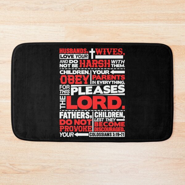 Item preview, Colossians 3:19-21 Happy Family designed and sold by plushism.