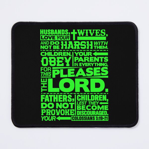 Item preview, Colossians 3:19-21 Happy Family designed and sold by plushism.