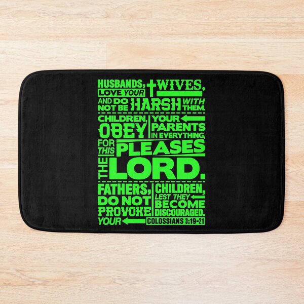 Item preview, Colossians 3:19-21 Happy Family designed and sold by plushism.