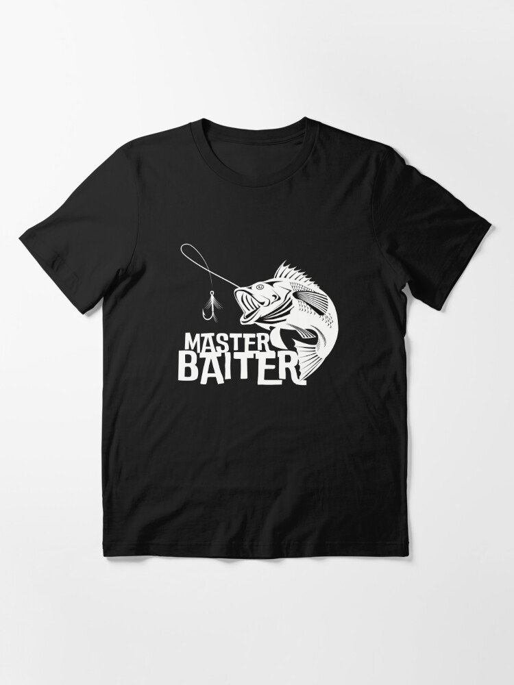 Men's Funny Fishing, Best Master Baiter Vintage Tshirt Design, Fishing  Gifts For Men Essential T-Shirt for Sale by calalassy