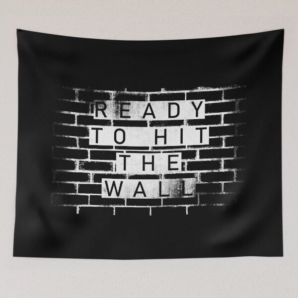 Item preview, Ready To Hit The Wall Funny Trails Running Marathon designed and sold by BOBSMITHHHHH.