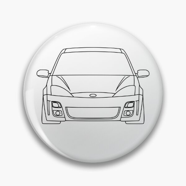Item preview, Ford Focus MK1 RS 2002-2004 black lines designed and sold by EdimDesign.