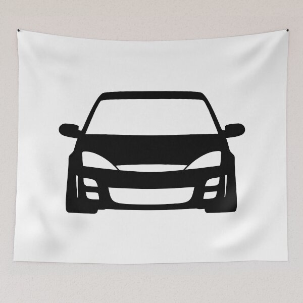 Item preview, Ford Focus MK1 RS 2002-2004 black silhouette designed and sold by EdimDesign.