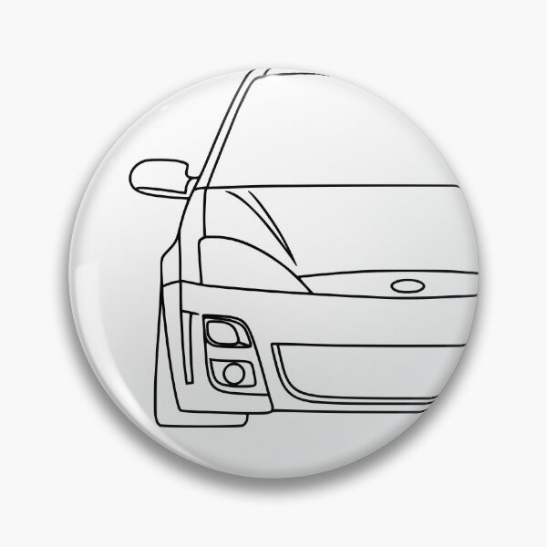Item preview, Ford Focus MK1 RS 2002-2004 black lines designed and sold by EdimDesign.