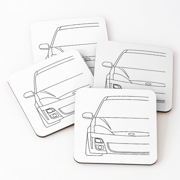 Item preview, Ford Focus MK1 RS 2002-2004 black lines designed and sold by EdimDesign.