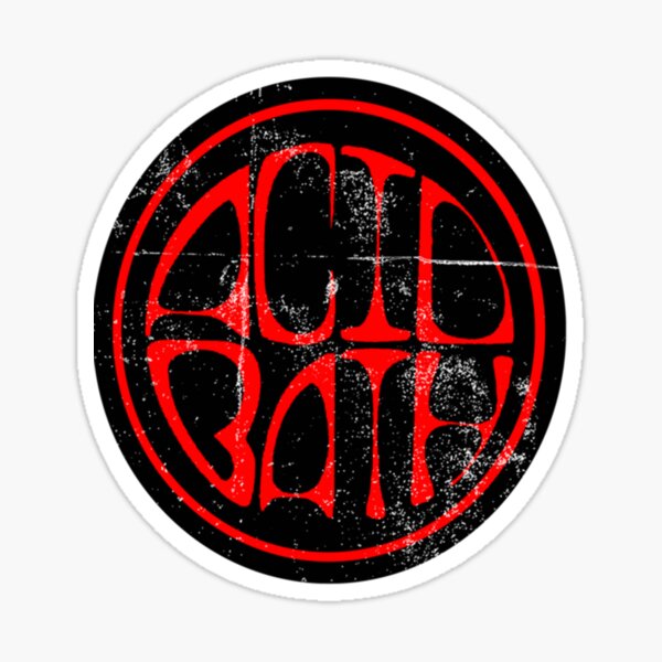 Item preview, Acid Bath Band Circle Logo designed and sold by HukoGozza.