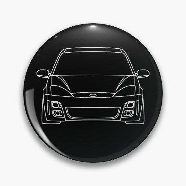 Item preview, Ford Focus MK1 RS 2002-2004 white silhouette designed and sold by EdimDesign.