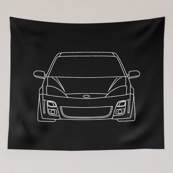 Item preview, Ford Focus MK1 RS 2002-2004 white silhouette designed and sold by EdimDesign.