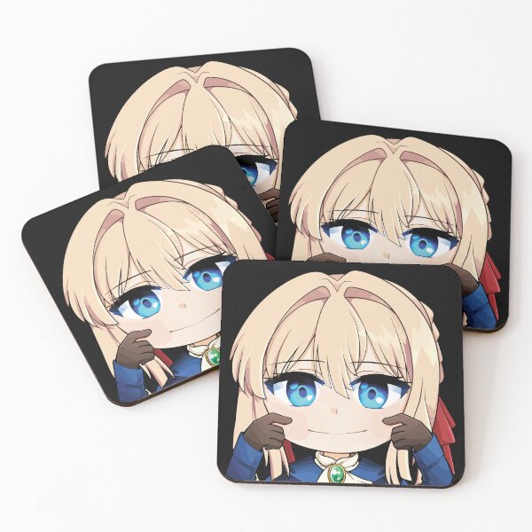 Item preview, Violet Evergarden Smile Chibi Anime Peeker designed and sold by WeeabooClub.