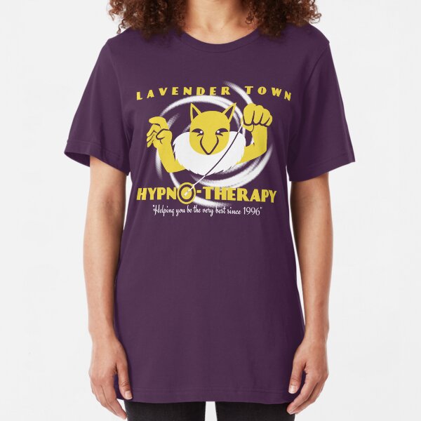 Lavender Town Hypno-Therapy Slim Fit T-Shirt
