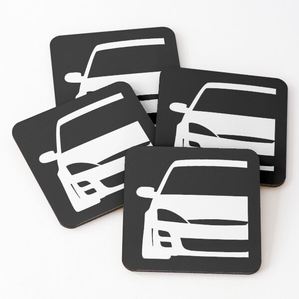 Item preview, Ford Focus MK1 RS 2002-2004 white silhouette designed and sold by EdimDesign.