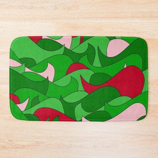 Item preview, Abstract pattern - red and green. designed and sold by K.S ART.