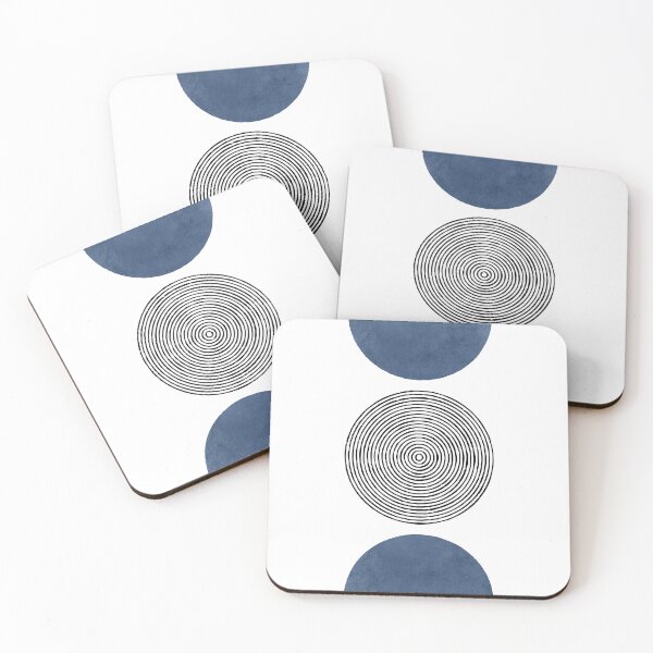 Item preview, Abstract Modern Art with Blue designed and sold by meggydesigns.