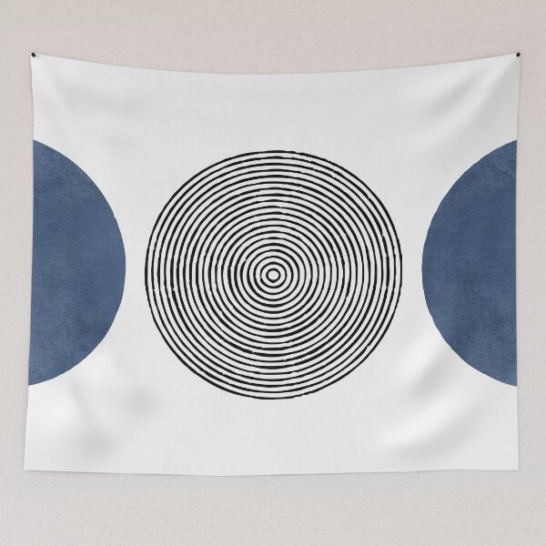 Item preview, Abstract Modern Art with Blue designed and sold by meggydesigns.
