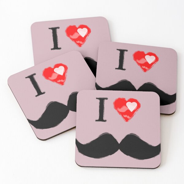 Item preview, I love moustache designed and sold by JollyDave.