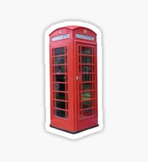 London Telephone Booth Sticker Sticker