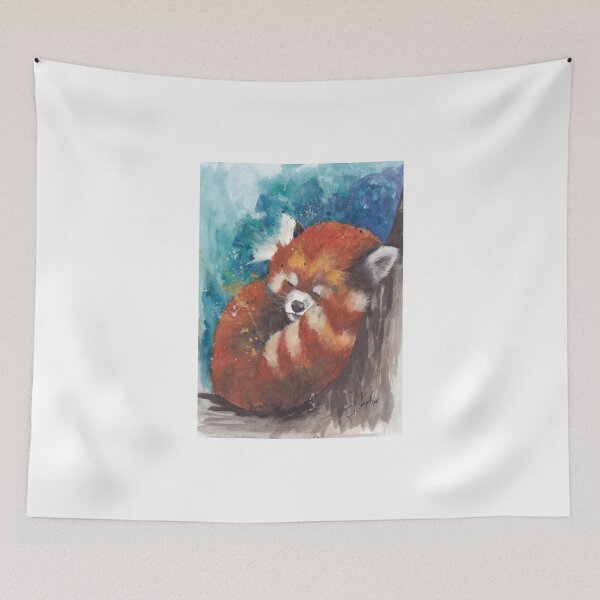 Item preview, Red Panda Sleeping designed and sold by Morgan Adams.