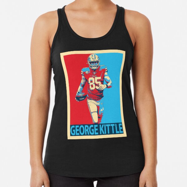 Buy Stylish White Tank-Top George Kittle Print #1243487