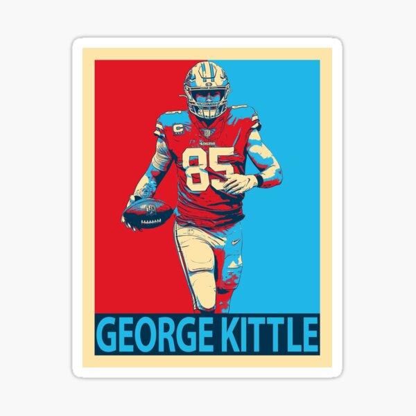 Download George Kittle Red Jersey Wallpaper