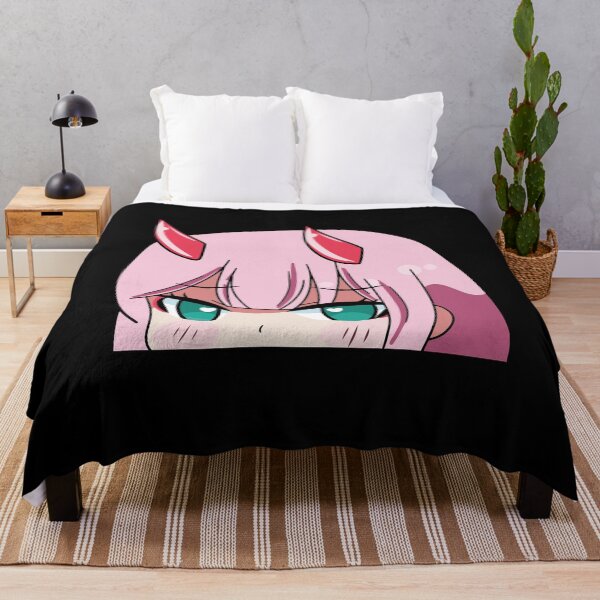 Item preview, Zero Two Chibi Anime Peeker Darling In The Franxx designed and sold by OtakuBoiz.