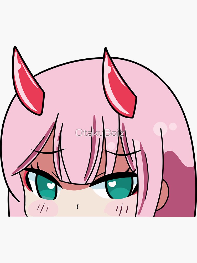 cute Zero two - Darling in the Franxx Sticker for Sale by Kami-Anime