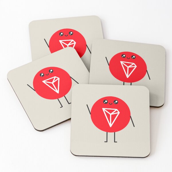 Item preview, Crypto Cute kawaii tron coin  designed and sold by Crypmetal.