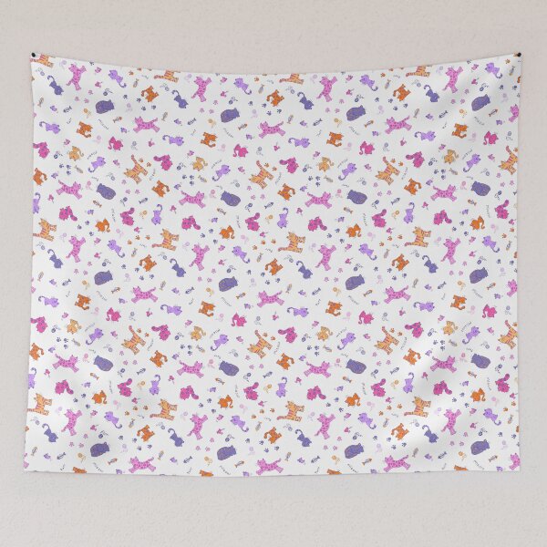 Item preview, Cats Playing 963 designed and sold by Cressidacarr.