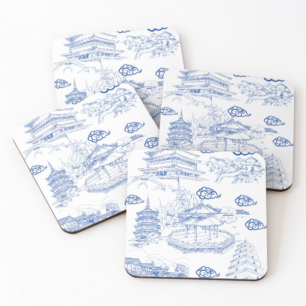 Item preview, Blue Willow Ancient Ming China designed and sold by selfesteeem.