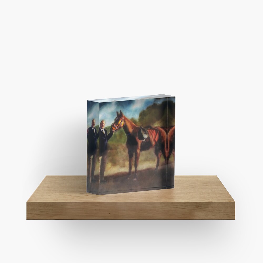 "The Sopranos Pie O My Painting " Acrylic Block by wdgordon Redbubble