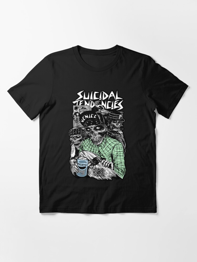 Suicidal Tendencies Tシャツ ダークグレー Amazon.com: Suicidal Tendencies Official Enjoy ST T-Shirt +